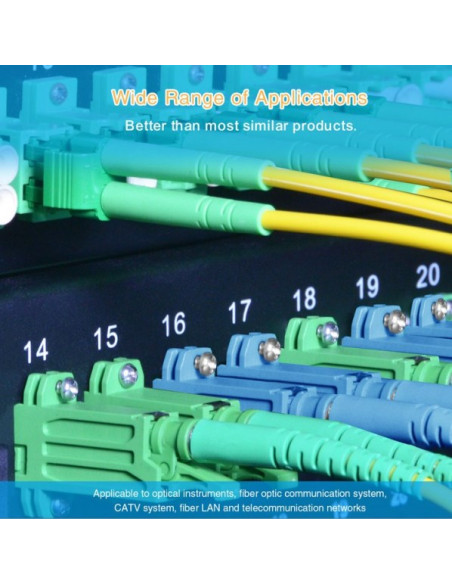 Helos 254695 Kabel Infiniband / Światłowodowy 10 M E-2000 Lc Kolor Aqua