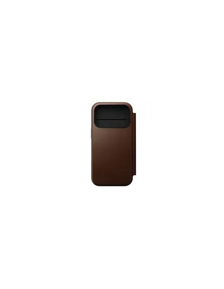 Nomad Modern Leather Folio Pokrowiec Na Telefon Komórkowy 16 Cm (6.3") Brązowy