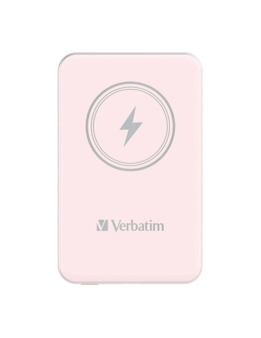 Verbatim Charge 'N' Go Litowo-Polimerowy (Lipo) 10000 Mah Bezprzewodowe Ładowanie Różowy