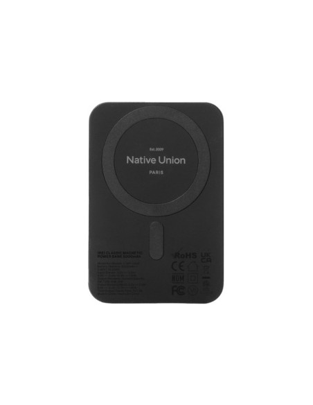 Native Union Pb-5Kms-Blk-Q2 Bank Mocy 5000 Mah Bezprzewodowe Ładowanie Czarny