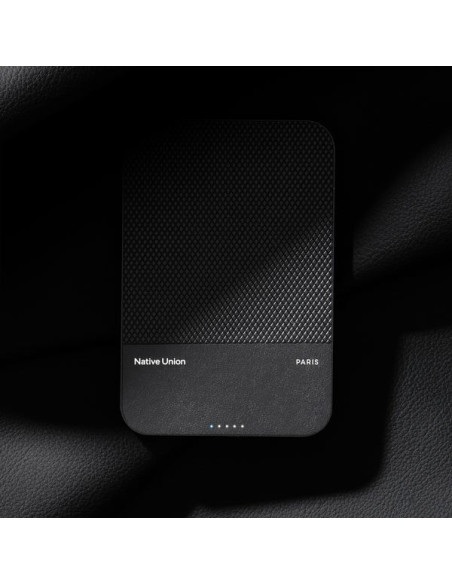 Native Union Pb-5Kms-Blk-Q2 Bank Mocy 5000 Mah Bezprzewodowe Ładowanie Czarny