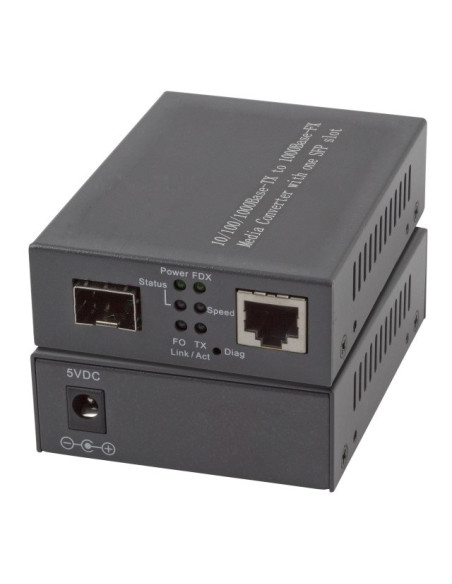 Efb Elektronik El029 Konwerter Sieciowy 1000 Mbit/S Multifunkcyjny, Pojedynczy Czarny