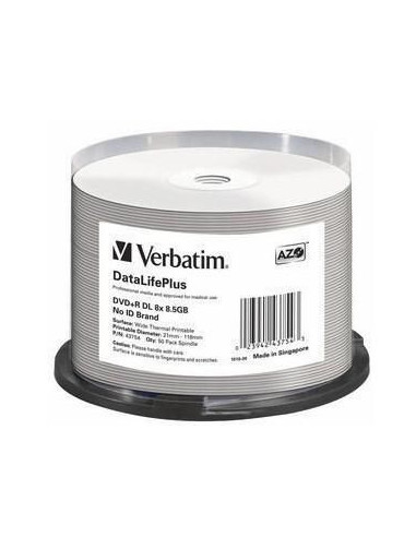 Verbatim Datalifeplus 8,5 Gb Dvd+R Dl 50 Szt.