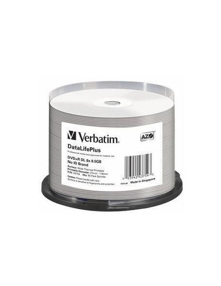 Verbatim Datalifeplus 8,5 Gb Dvd+R Dl 50 Szt.