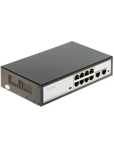 Switch Poe Tc-P3S010 Spec:f/0820/At/90 8-Portowy Tiandy
