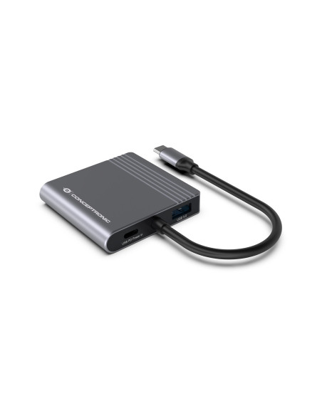 Conceptronic Donn13G Stacja Dokująca Przewodowa Usb 3.2 Gen 1 (3.1 Gen 1) Type-C Szary