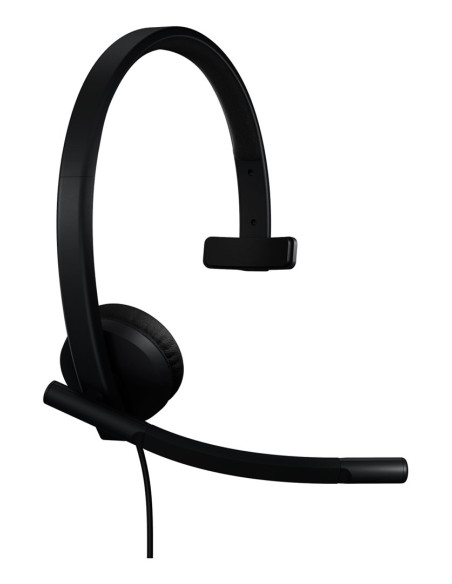 Logitech H570E Zestaw Słuchawkowy Przewodowa Opaska Na Głowę Biuro/Centrum Telefoniczne Usb Type-C Czarny