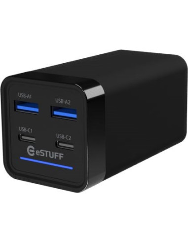 Estuff Es635200 Ładowarka Do Urządzeń Przenośnych Laptop Czarny Prąd Przemienny Szybkie Ładowanie Wewnętrzna