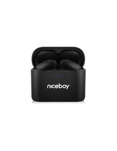Niceboy Hive Podsie 4 Czarne / Słuchawki Bezprzewodowe Z Mikrofonem / Tws / Bluetooth 5.4 / Ip54 / Etui Ładujące