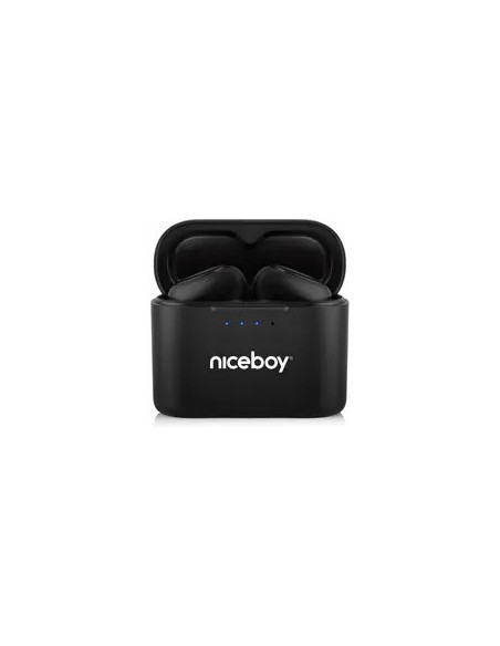 Niceboy Hive Podsie 4 Czarne / Słuchawki Bezprzewodowe Z Mikrofonem / Tws / Bluetooth 5.4 / Ip54 / Etui Ładujące
