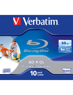 Płyta Bluray Verbatim Bd-R, 50Gb, 6X Dlp/Dl/Iwp