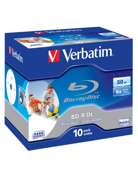 Płyta Bluray Verbatim Bd-R, 50Gb, 6X Dlp/Dl/Iwp