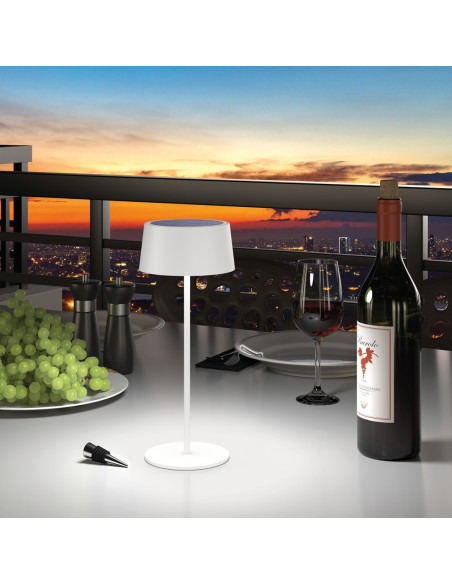 Realpower Led Tablelight 300 Solar Lampa Stołowa 4 W Biały