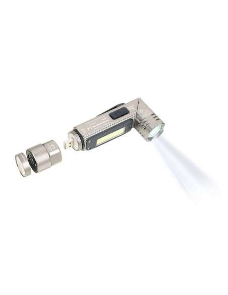 Troika Eco Knicklicht Pro Szary Magnetyczne Mocowanie Latarki Cob Led