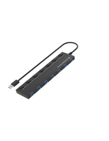 Conceptronic Hubbies19Bp Huby I Koncentratory Usb 3.2 Gen 1 (3.1 Gen 1) Type-A 5000 Mbit/S Czarny