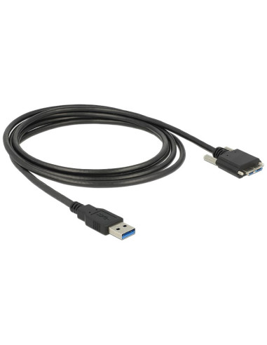 Delock 83599 Kabel Usb Usb 3.2 Gen 1 (3.1 Gen 1) 3 M Usb A Micro-Usb B 5 Gbit/S Czarny