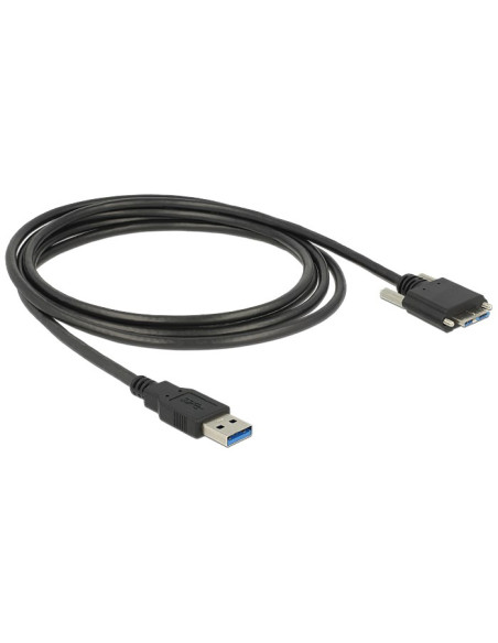 Delock 83599 Kabel Usb Usb 3.2 Gen 1 (3.1 Gen 1) 3 M Usb A Micro-Usb B 5 Gbit/S Czarny
