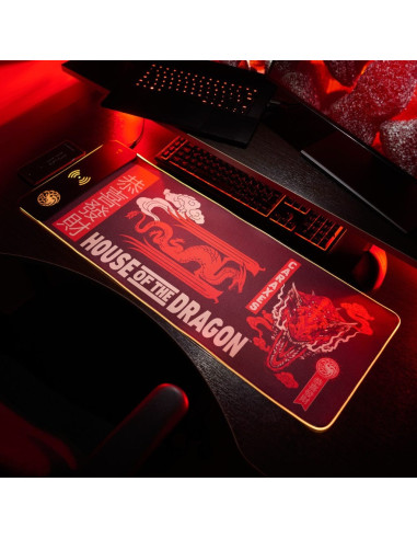 Numskull Games 154921 Podkładka Pod Mysz Podkładka Dla Graczy Czarny, Wielobarwny, Czerwony