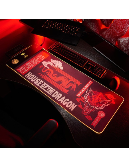 Numskull Games 154921 Podkładka Pod Mysz Podkładka Dla Graczy Czarny, Wielobarwny, Czerwony