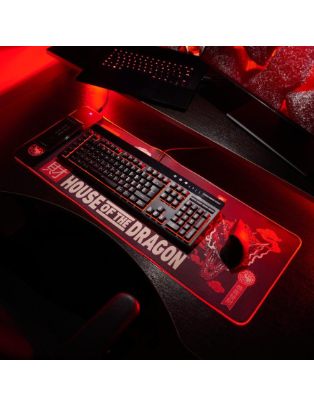 Numskull Games 154921 Podkładka Pod Mysz Podkładka Dla Graczy Czarny, Wielobarwny, Czerwony