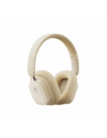Baseus Bowie H1I Zestaw Słuchawkowy Bezprzewodowy Opaska Na Głowę Połączenia/Muzyka Usb Type-C Bluetooth Biały
