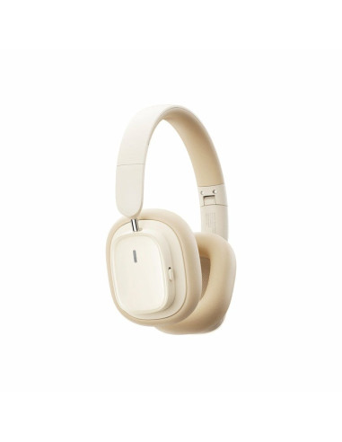 Baseus Bowie H1I Zestaw Słuchawkowy Bezprzewodowy Opaska Na Głowę Połączenia/Muzyka Usb Type-C Bluetooth Biały