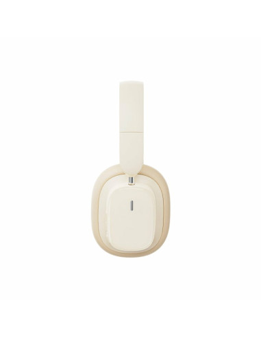 Baseus Bowie H1I Zestaw Słuchawkowy Bezprzewodowy Opaska Na Głowę Połączenia/Muzyka Usb Type-C Bluetooth Biały