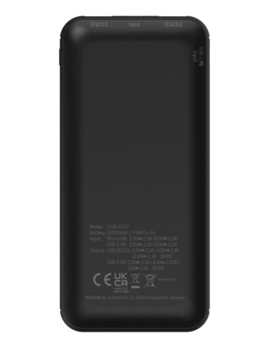 Ansmann Pb320Pd Litowo-Polimerowy (Lipo) 20000 Mah Czarny