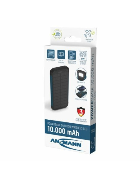 Ansmann Pb212W Litowo-Polimerowy (Lipo) 10000 Mah Czarny, Niebieski