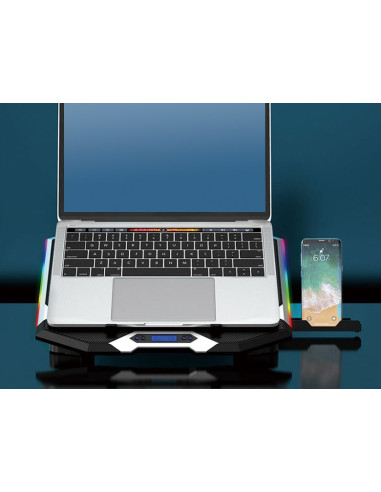 Conceptronic Thyia01B Podkładka Chłodząca Do Laptop 43,2 Cm (17") Szary