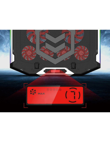 Conceptronic Thyia01B Podkładka Chłodząca Do Laptop 43,2 Cm (17") Szary
