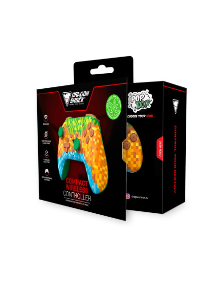Dragonshock Poptop Cube Wielobarwny Bluetooth Gamepad Analogowa/Cyfrowa Nintendo Switch