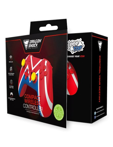 Dragonshock Poptop Compact Wielobarwny Bluetooth Gamepad Nintendo Switch