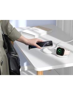 Conceptronic Gorgon04W Ładowarka Do Urządzeń Przenośnych Smartfon, Smartwatch Biały Prąd Przemienny Bezprzewodowe Ładowanie Wewn 2