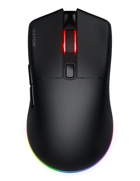 Hator Pulsar 3 Wireless Myszka Gaming Oburęczny Rf Wireless + Bluetooth + Usb Type-C Optyczny 12000 Dpi