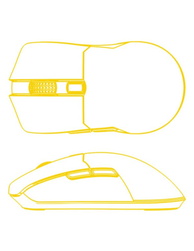 Hator Pulsar 3 Wireless Myszka Gaming Oburęczny Rf Wireless + Bluetooth + Usb Type-C Optyczny 12000 Dpi