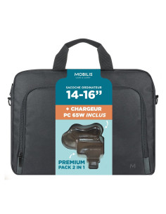 Mobilis 003089 Torba Na Laptop 40,6 Cm (16") Torba Ładowana Od Góry Czarny