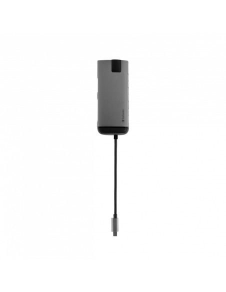 Verbatim Multiport Usb-C 3.1, 3X Usb 3.0, Hdmi 4K, Rj45, Sd/Micro Sd 49142