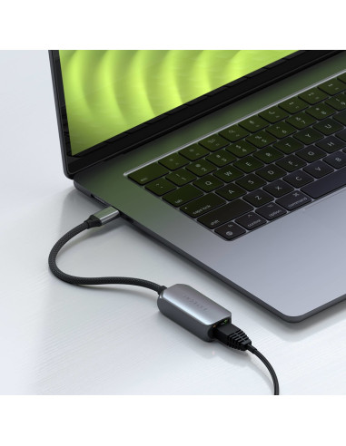 Satechi Ethernet Adapter - Adapter Usb-C 2.5 Do Ethernet (Space Gray)