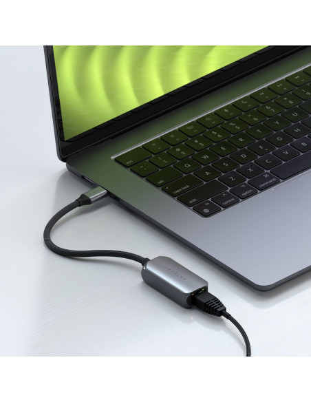 Satechi Ethernet Adapter - Adapter Usb-C 2.5 Do Ethernet (Space Gray)