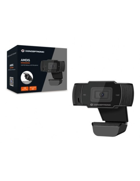 Conceptronic Amdis03B Kamera Internetowa 1280 X 720 Px Usb 2.0 Czarny