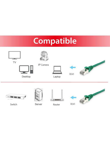 Equip 606411 Kabel Sieciowy Zielony 30 M Cat6A S/Ftp (S-Stp)