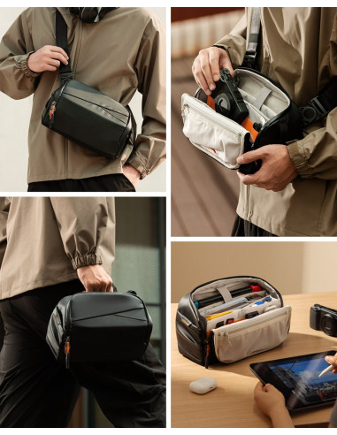 Inateck Fb02001 Poliester Czarny Unisex Torba Na Ramię