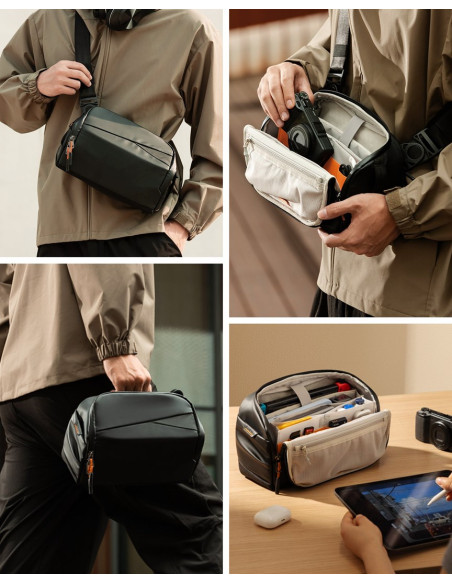 Inateck Fb02001 Poliester Czarny Unisex Torba Na Ramię