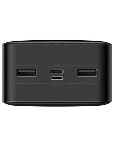 Baseus Powerbank Bipow 30000Mah 15W Czarny Os