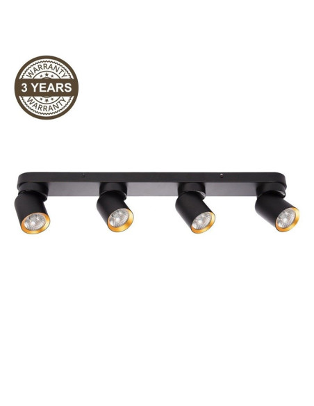 Lampa Sufitowa Tunis 4Xgu10 Ml9939 B/Złoto