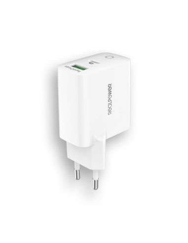 Realpower 352262 Ładowarka Do Urządzeń Przenośnych Uniwersalne Biały Prąd Przemienny Szybkie Ładowanie Wewnętrzna