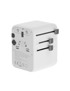 Gembird Tpa-2A3C70-01-W Uniwersalny Adapter Podróżny 70 W, Biały 2