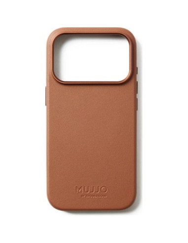 Mujjo Full Leather Case Magsafe Etui Do Iphone 17 Pro Brązowy