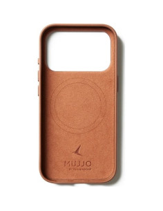 Mujjo Full Leather Case Magsafe Etui Do Iphone 17 Pro Brązowy 2
